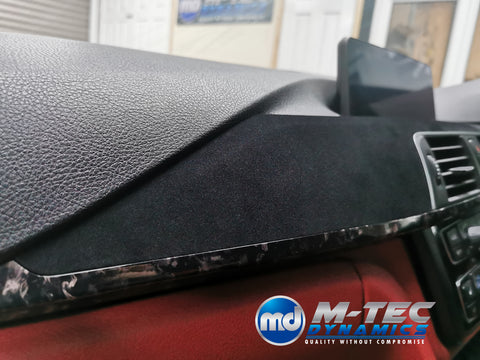 WRAPPING SERVICE - BMW F3X INTERIOR TRIM SET 3M FORGED CARBON / ALCANTARA (CUSTOM) F30 F31 F32 F33 F36