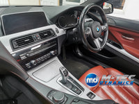 WRAPPING SERVICE - BMW 6-SERIES F12 F13 INTERIOR TRIM SET - SILVER 4D CARBON