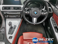 WRAPPING SERVICE - BMW 6-SERIES F12 F13 INTERIOR TRIM SET - SILVER 4D CARBON