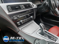 WRAPPING SERVICE - BMW 6-SERIES F12 F13 INTERIOR TRIM SET - SILVER 4D CARBON