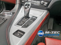 WRAPPING SERVICE - BMW 6-SERIES F12 F13 INTERIOR TRIM SET - SILVER 4D CARBON