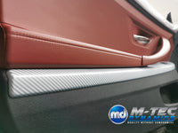 WRAPPING SERVICE - BMW 6-SERIES F12 F13 INTERIOR TRIM SET - SILVER 4D CARBON