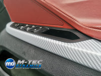 WRAPPING SERVICE - BMW 6-SERIES F12 F13 INTERIOR TRIM SET - SILVER 4D CARBON