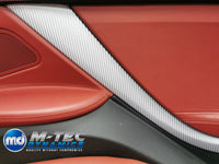 WRAPPING SERVICE - BMW 6-SERIES F12 F13 INTERIOR TRIM SET - SILVER 4D CARBON