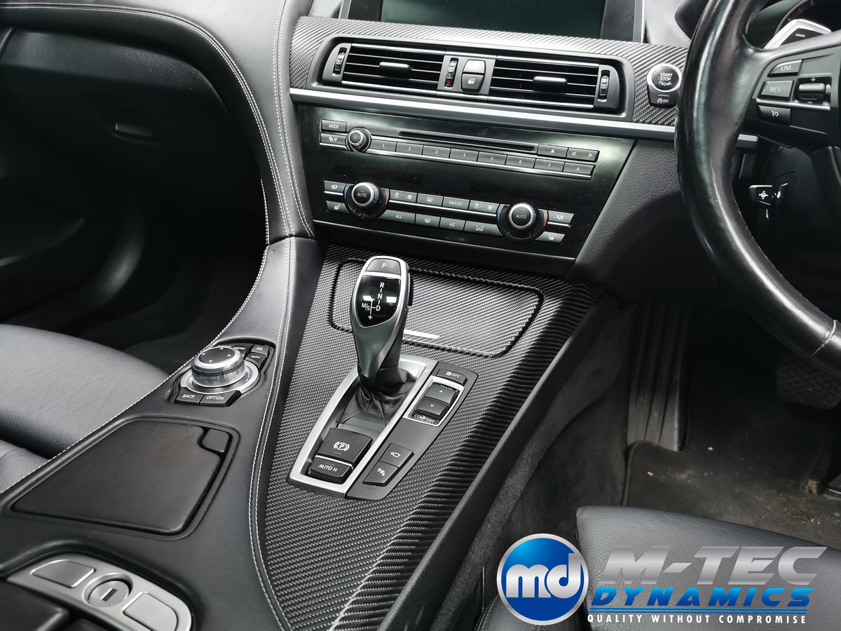 WRAPPING SERVICE - BMW 6-SERIES F06 GRAN COUPE INTERIOR TRIM SET - 4D CARBON