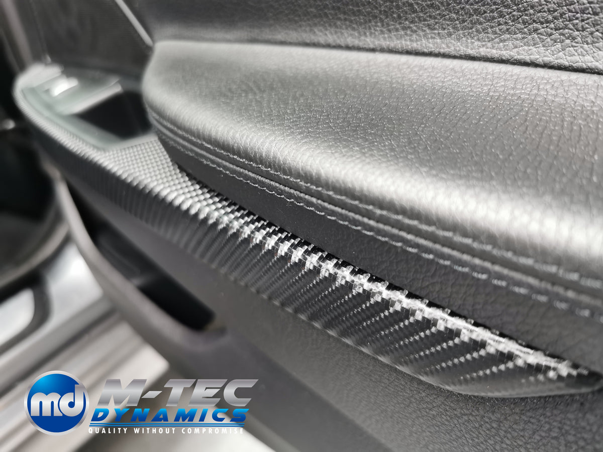 WRAPPING SERVICE - BMW 6-SERIES F06 GRAN COUPE INTERIOR TRIM SET - 4D CARBON