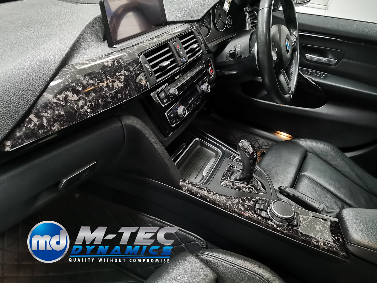WRAPPING SERVICE - BMW F3X INTERIOR TRIM SET - FORGED CARBON (F30 F31 F32 F33 F36)
