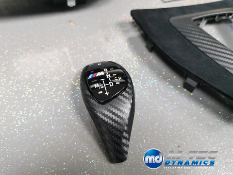 BMW F20 F21 F22 F23 CUSTOM INTERIOR TRIM SET - WRAPPING SERVICE - 3D CARBON / ALCANTARA / YELLOW ACCENT