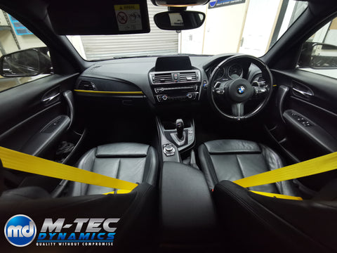 BMW F20 F21 F22 CUSTOM INTERIOR TRIM SET & SEAT BELT PACKAGE (YELLOW)