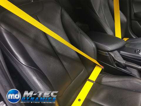 BMW F20 F21 F22 CUSTOM INTERIOR TRIM SET & SEAT BELT PACKAGE (YELLOW)