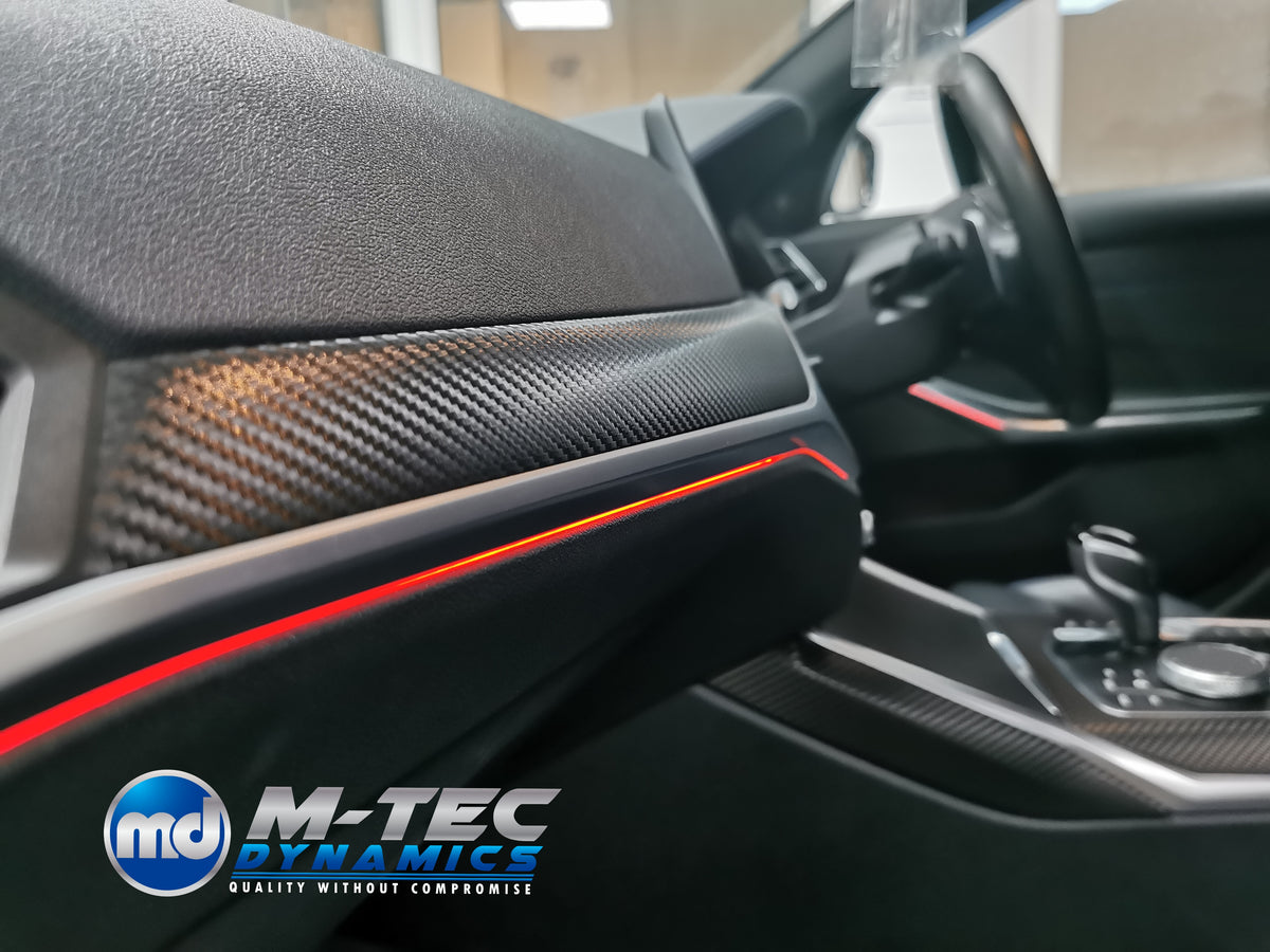WRAPPING SERVICE - BMW G20 G21 G22 G26 GC - DEEP TEXTURED GLOSSY BLACK CARBON (MTD-TEX)