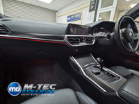 WRAPPING SERVICE - BMW G20 G21 G22 G26 GC - DEEP TEXTURED GLOSSY BLACK CARBON (MTD-TEX)
