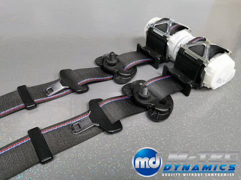 BMW 3-SERIES E92 COUPE (M3) COMPETITION FRONT & REAR SEAT BELT SET