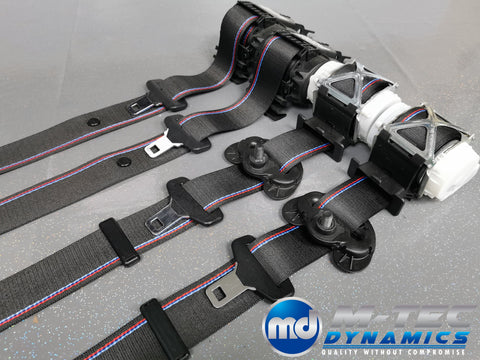 BMW 4-SERIES F32 / F82 M4 COUPE COMPETITION FRONT & REAR SEAT BELT SET