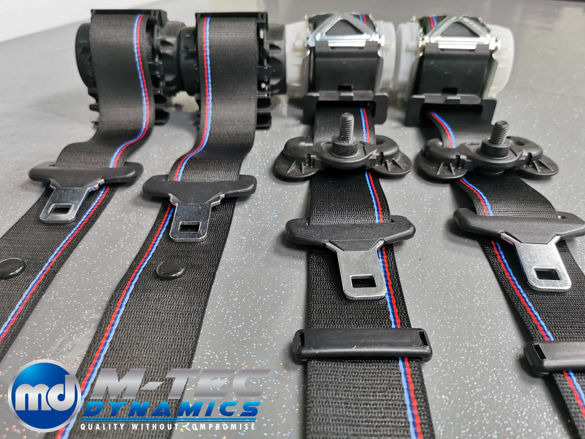BMW 3-SERIES E92 COUPE (M3) COMPETITION FRONT & REAR SEAT BELT SET
