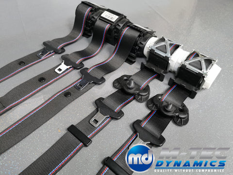 BMW 3-SERIES F30 / F80 M3 COMPETITION FRONT & REAR SEAT BELT SET