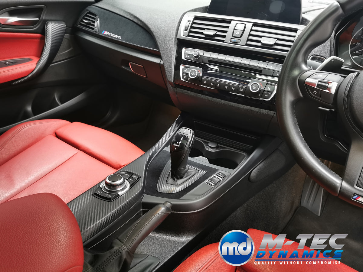 WRAPPING SERVICE - BMW F20 F21 F22 F23 PERFORMANCE STYLE INTERIOR TRIM SET - 3D CARBON / ALCANTARA