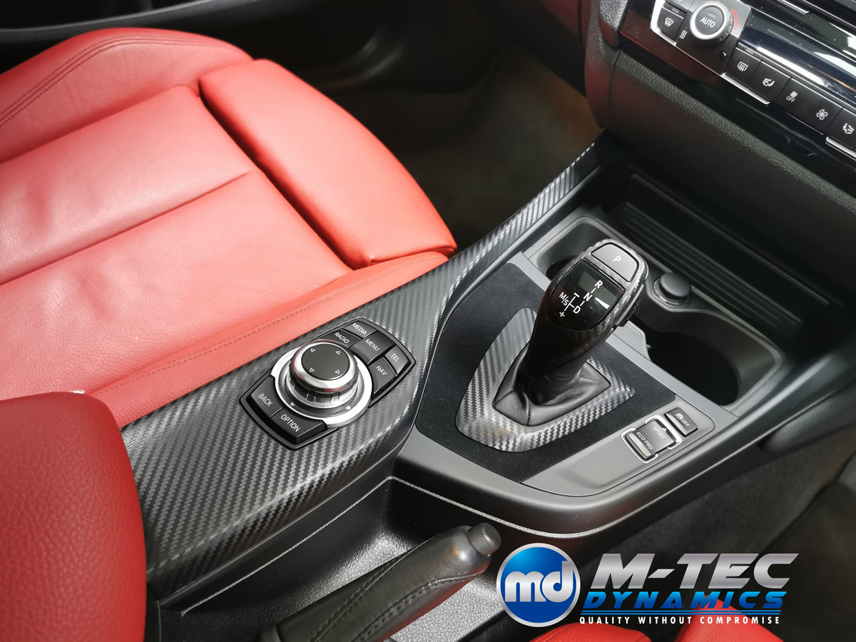 WRAPPING SERVICE - BMW F20 F21 F22 F23 PERFORMANCE STYLE INTERIOR TRIM SET - 3D CARBON / ALCANTARA
