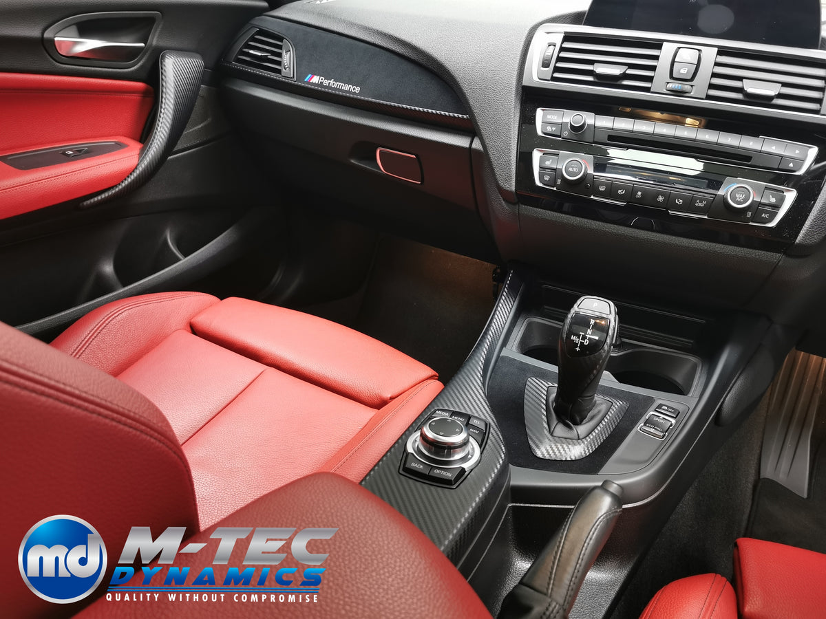 WRAPPING SERVICE - BMW F20 F21 F22 F23 PERFORMANCE STYLE INTERIOR TRIM SET - 3D CARBON / ALCANTARA