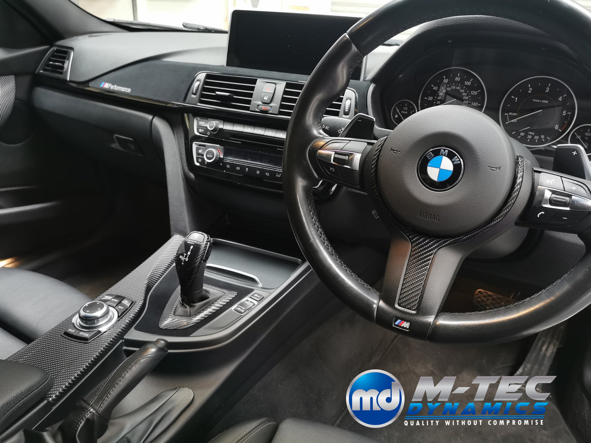 WRAPPING SERVICE - BMW F3X INTERIOR TRIM SET - 4D CARBON / ALCANTARA - (F30 F31 F32 F33 F36)