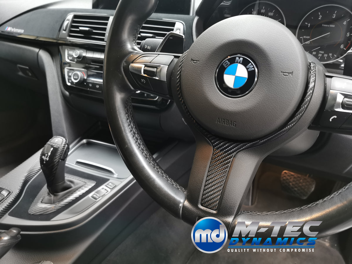 WRAPPING SERVICE - BMW F3X INTERIOR TRIM SET - 4D CARBON / ALCANTARA - (F30 F31 F32 F33 F36)