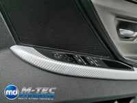 WRAPPING SERVICE - BMW 6-SERIES F06 INTERIOR TRIM SET - SILVER 4D CARBON