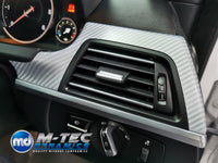 WRAPPING SERVICE - BMW 6-SERIES F06 INTERIOR TRIM SET - SILVER 4D CARBON