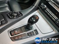 WRAPPING SERVICE - BMW 6-SERIES F06 INTERIOR TRIM SET - SILVER 4D CARBON