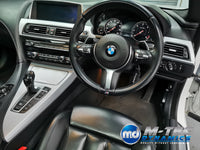 WRAPPING SERVICE - BMW 6-SERIES F06 INTERIOR TRIM SET - SILVER 4D CARBON