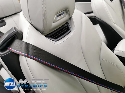 BMW 3-SERIES E93 CONVERTIBLE COMPETITION STYLE SEAT BELTS - REMOVAL, RE-WEB & REFIT SERVICE