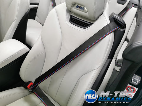 BMW 4-SERIES F33 / F83 M4 CONVERTIBLE COMPETITION STYLE SEAT BELTS - REMOVAL, RE-WEB & REFIT SERVICE