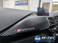 WRAPPING SERVICE - BMW F80 M3 / F82 F83 M4 INTERIOR TRIM SET - 3D CARBON