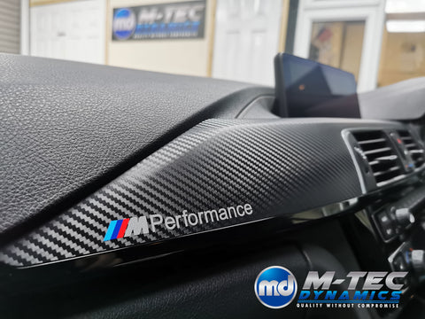 WRAPPING SERVICE - BMW F80 M3 / F82 F83 M4 INTERIOR TRIM SET - 3D CARBON