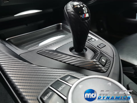WRAPPING SERVICE - BMW F80 M3 / F82 F83 M4 INTERIOR TRIM SET - 3D CARBON