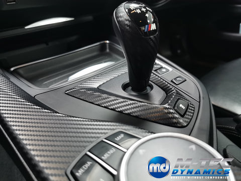 WRAPPING SERVICE - BMW F80 M3 / F82 F83 M4 INTERIOR TRIM SET - 3D CARBON