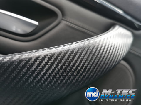WRAPPING SERVICE - BMW F80 M3 / F82 F83 M4 INTERIOR TRIM SET - 3D CARBON