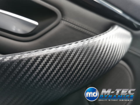 WRAPPING SERVICE - BMW F80 M3 / F82 F83 M4 INTERIOR TRIM SET - 3D CARBON