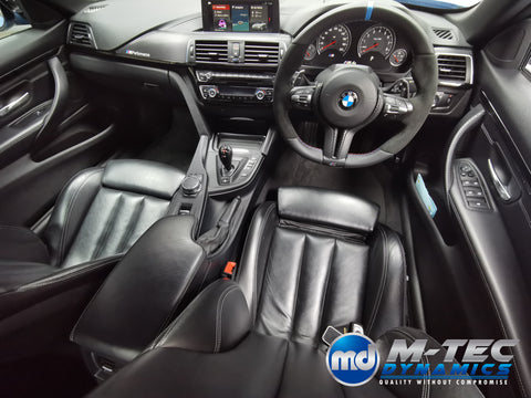 WRAPPING SERVICE - BMW F80 M3 / F82 F83 M4 INTERIOR TRIM SET - 3D CARBON