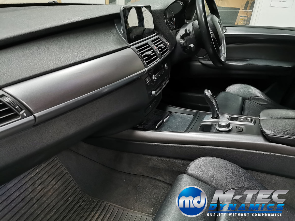 BMW X5 E70 / X6 E71 INTERIOR WRAPPING SERVICE - SHADOW MATT GREY