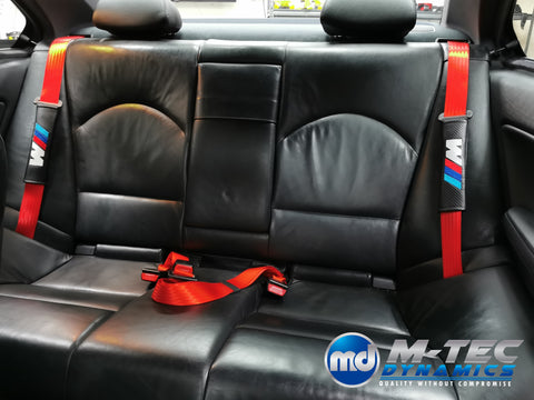 BMW E46 COUPE (M3) CUSTOM CARBON INTERIOR TRIM SET & SEAT BELT PACKAGE