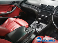 REMOVAL, WRAP & REFIT SERVICE - BMW E46 COUPE / CONVERTIBLE INTERIOR TRIM SET - 3D CARBON