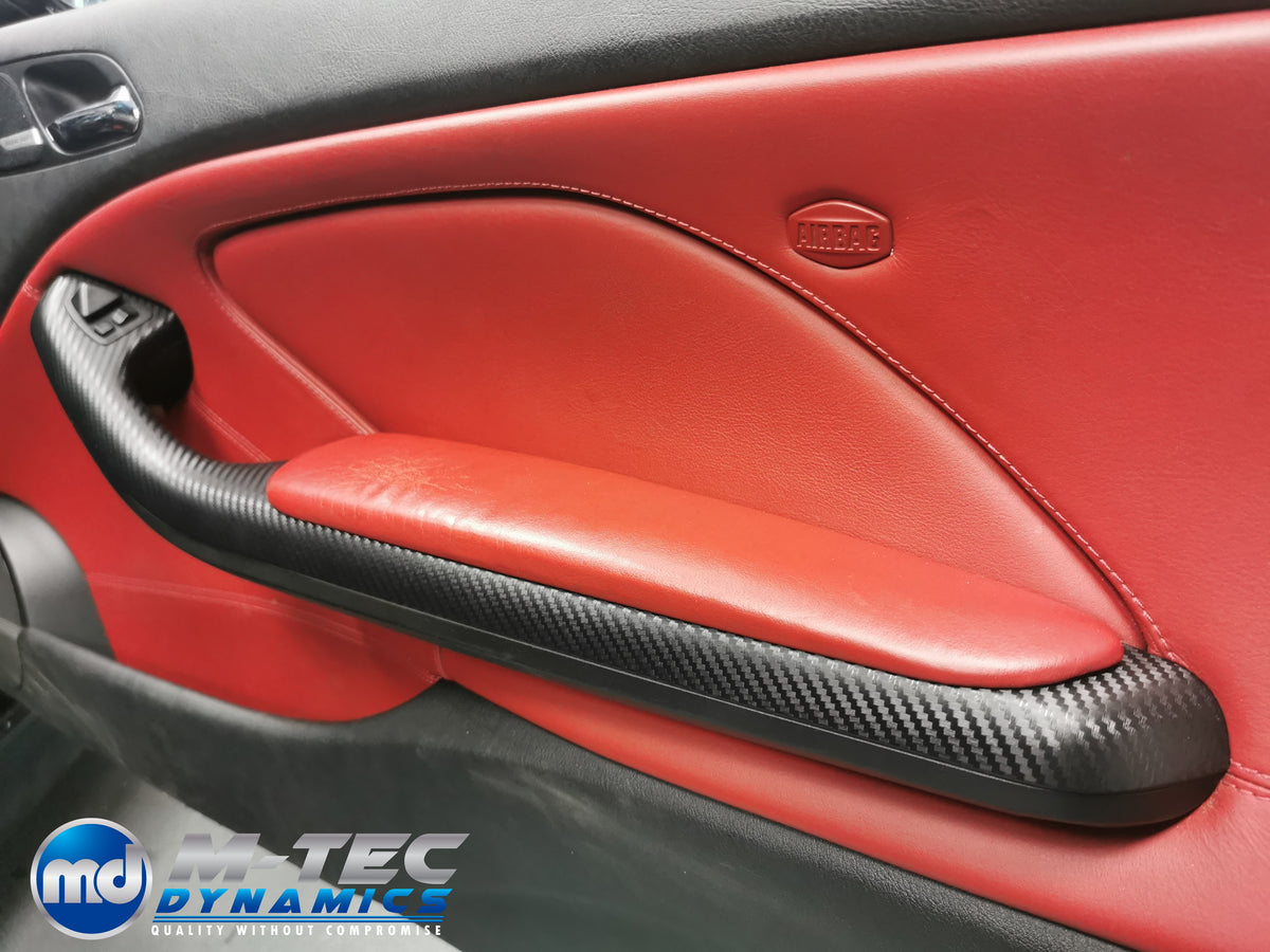 REMOVAL, WRAP & REFIT SERVICE - BMW E46 COUPE / CONVERTIBLE INTERIOR TRIM SET - 3D CARBON