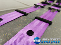 BMW 4-SERIES F32 / F82 M4 COUPE PURPLE VIOLET FRONT SEAT BELT SET