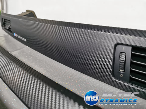 BMW E92 CIC LCI BLACK 3D CARBON INTERIOR TRIM SET