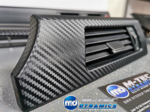 BMW E92 CIC LCI BLACK 3D CARBON INTERIOR TRIM SET