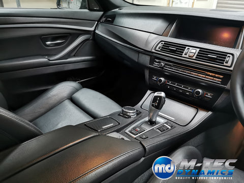 WRAPPING SERVICE - BMW F10 F11 INTERIOR TRIM SET - 3D CARBON