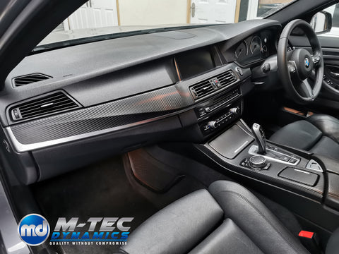 WRAPPING SERVICE - BMW F10 F11 INTERIOR TRIM SET - 3D CARBON