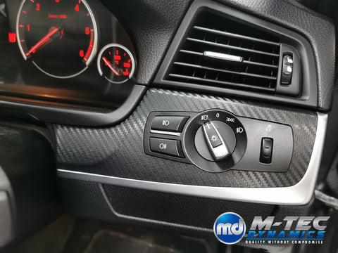 WRAPPING SERVICE - BMW F10 F11 INTERIOR TRIM SET - 3D CARBON