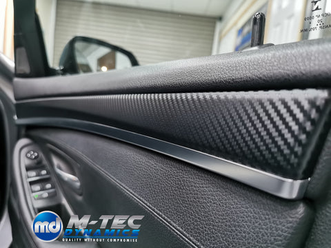 WRAPPING SERVICE - BMW F10 F11 INTERIOR TRIM SET - 3D CARBON