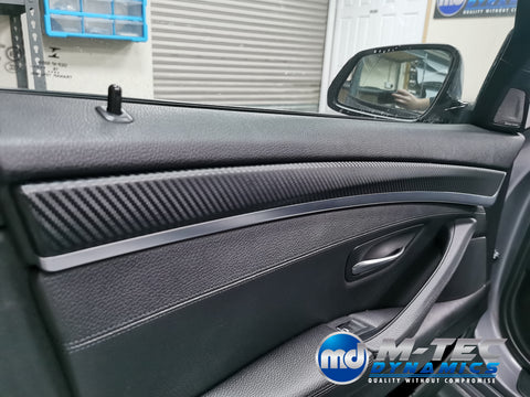 WRAPPING SERVICE - BMW F10 F11 INTERIOR TRIM SET - 3D CARBON